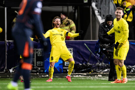 Kasper Høgh of Bodø/Glimt celebrates