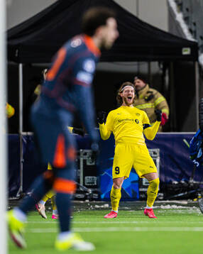 Kasper Høgh of Bodø/Glimt celebrates