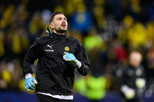 Goalkeeper Nikita Haikin of Bodø/Glimt