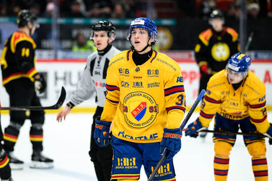 Djurgårdens Victor Eklund deppar