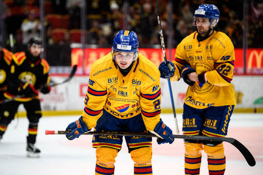 Djurgårdens Håvard Salsten och Marcus Krüger deppar