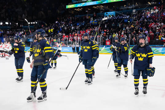 Hanna Olsson of Sweden looks dejected