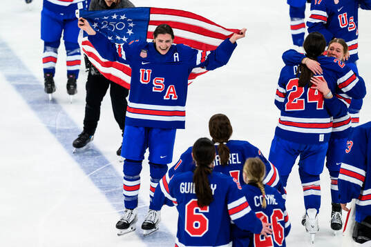 Megan Keller of USA celebrates