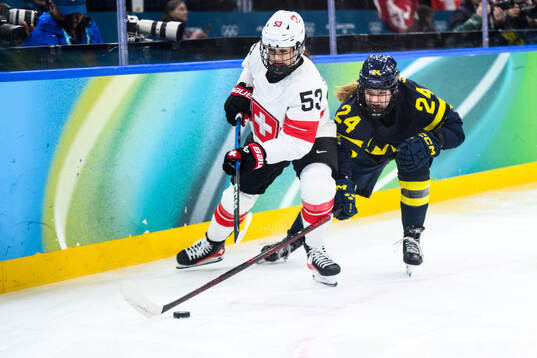 Vanessa Schaefer of Switzerland and Ebba Hedqvist of Sweden