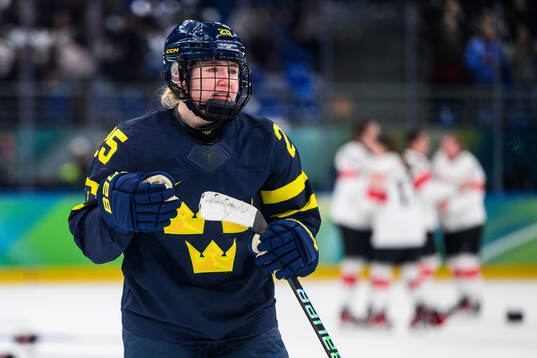 Lina Ljungblom of Sweden looks dejected