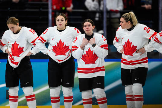 Brianne Jenner, Sarah Nurse, Erin Ambrose and Natalie