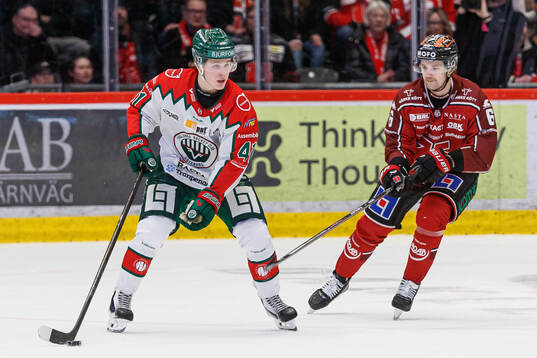 Frölundas Ivar Stenberg och Örebros Filip Berglund
