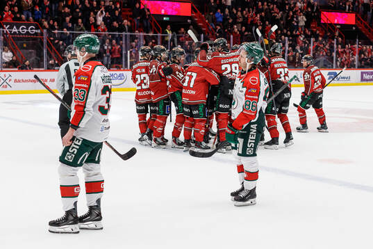 Örebros Patrik Karlkvist jublar