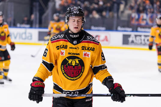 Luleås Pontus Andreasson deppar