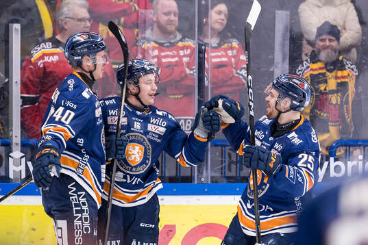 Växjös Dennis Rasmussen, Karl Henriksson och Lucas