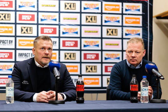 Växjös assisterande tränare Joakim Fagervall och Luleås