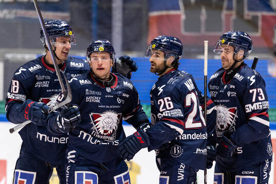 Linköpings Jakub Vrana jublar