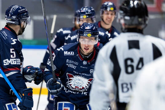 Linköpings Jakub Vrana jublar