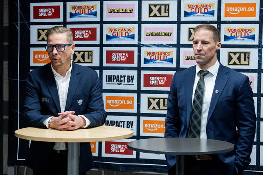 Linköpings assisterande tränare Magnus Johansson och
