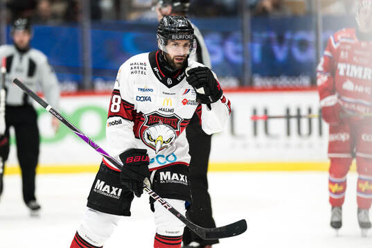 Malmö Redhawks Robin Hanzl jublar