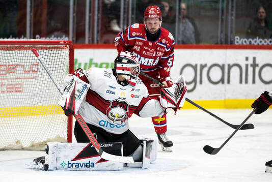 Malmö Redhawks målvakt Marek Langhamer