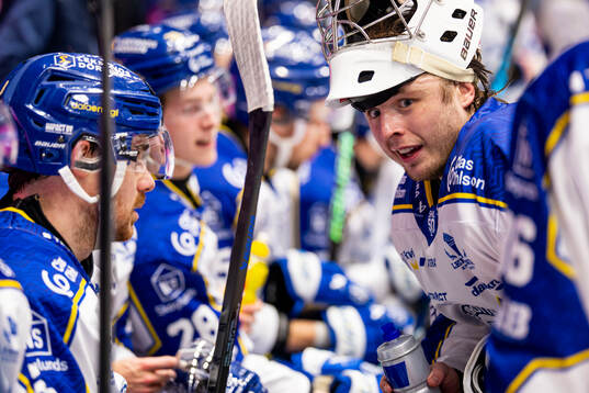 Leksands målvakt Filip Larsson