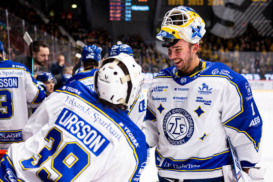 Leksands målvakt Marcus Gidlöf