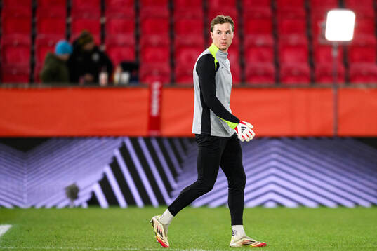 Goalkeeper Mathias Dyngeland of Brann