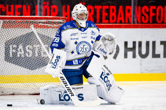 Leksands målvakt Filip Larsson
