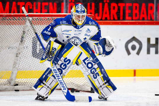 Leksands målvakt Marcus Gidlöf