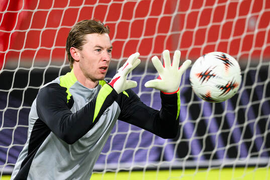 Goalkeeper Mathias Dyngeland of Brann