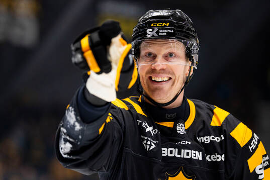 Skellefteås Lars Bryggman jublar