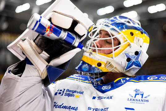 Leksands målvakt Marcus Gidlöf