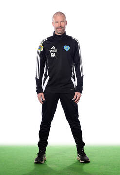 Falkenbergs tränare Christoffer Andersson