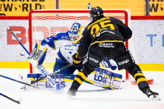 Leksands målvakt Marcus Gidlöf