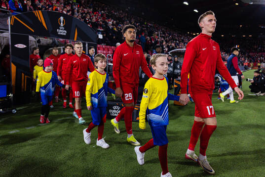 Noah Holm and Joachim Soltvedt of Brann
