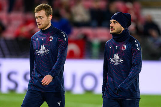 Tommaso Pobega and Riccardo Orsolini of Bologna