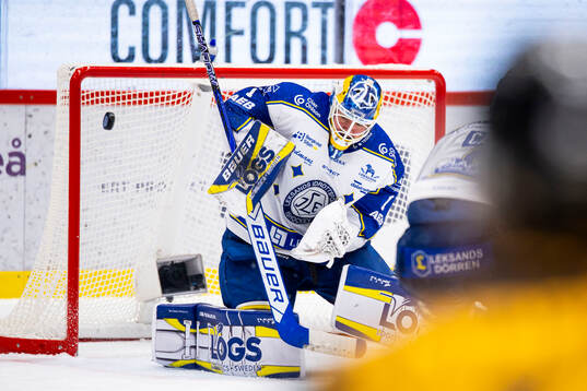 Leksands målvakt Marcus Gidlöf