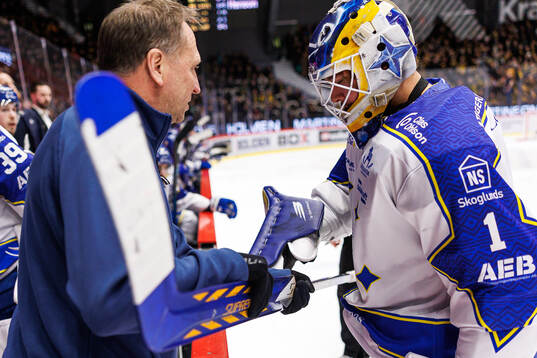 Leksands målvakt Marcus Gidlöf
