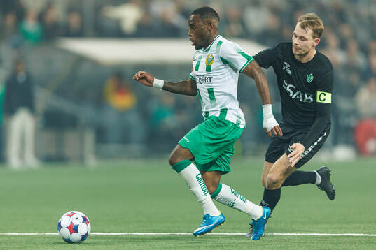 Hammarbys Okeke Obilor Denzel och Brages Alexander