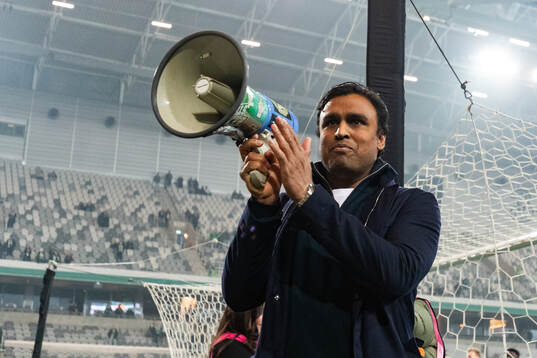 under fotbollsmatchen i Svenska Cupen mellan Hammarby och