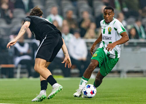 Brages Tobias Stagaard och Hammarbys Paulos Abraham