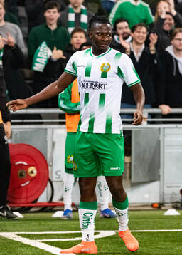 Hammarbys Moise Elohim Victoire Kabore jublar