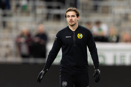 Hammarbys målvakt Felix Jakobsson