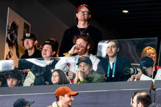 Tom Brady in the stands