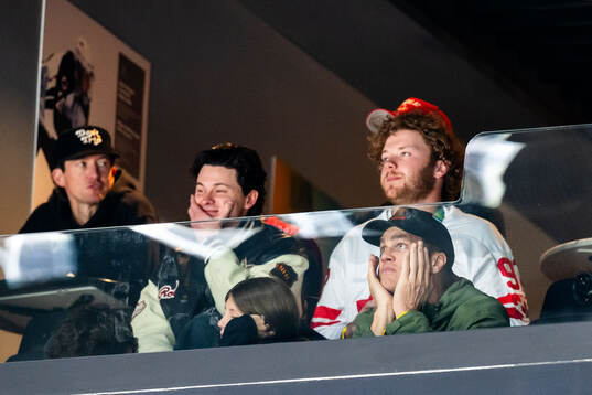 Tom Brady in the stands