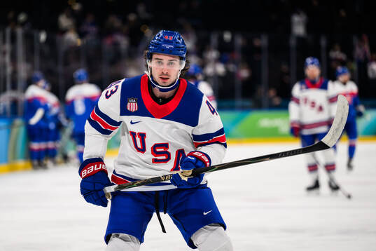 Quinn Hughes of USA