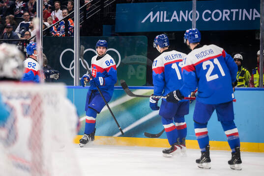 Pavol Regenda of Slovakia celebrates