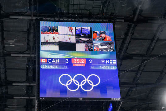 VAR of the 3-2 in the men's ice hockey semifinal between