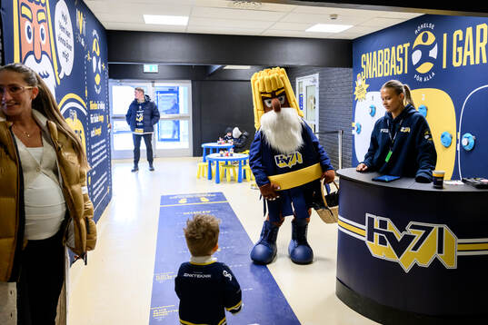 HV71s maskot Hvisst