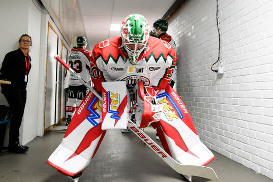Frölundas målvakt Tobias Normann