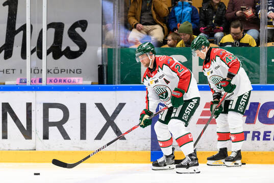 Frölundas Christian Folin och Frölundas Tom Nilsson