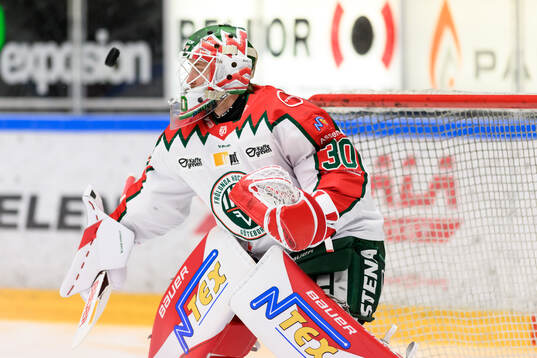 Frölundas målvakt Tobias Normann