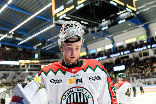 Frölundas målvakt Tobias Normann