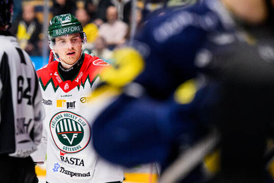 Frölundas Linus Högberg jublar